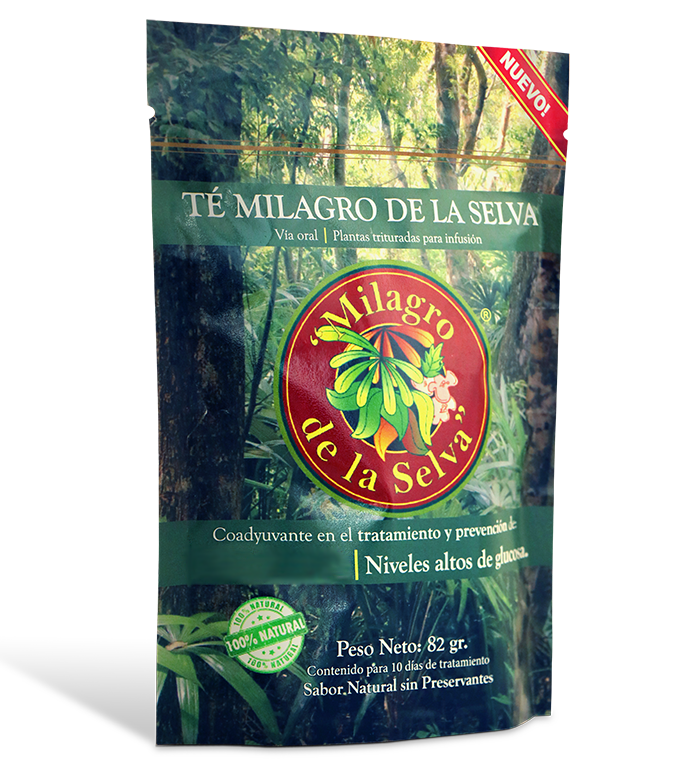 100% Organic Tea - Milagro De La Selva (NEW FORMULA) 82gr Bags
